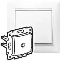 Szuper akció Legrand Valena TV antenna-csatlakozóaljzat végzáró, 10dB fehér (Legrand 774430)