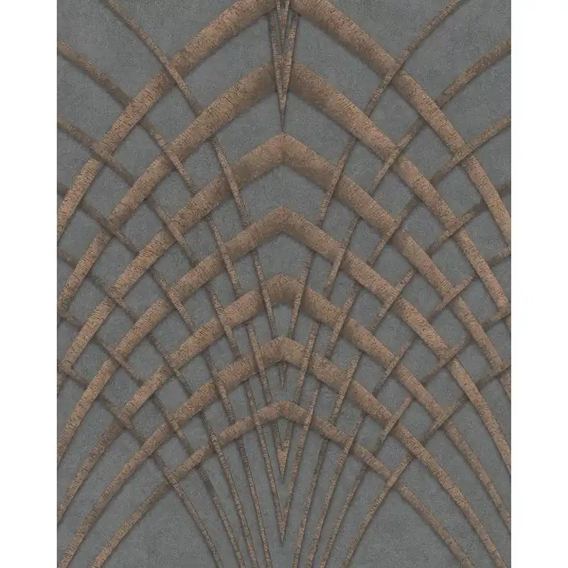 Art Deco mintás szürke színű vlies tapéta Modernista/ Marburg 32256 Kedvezmény
