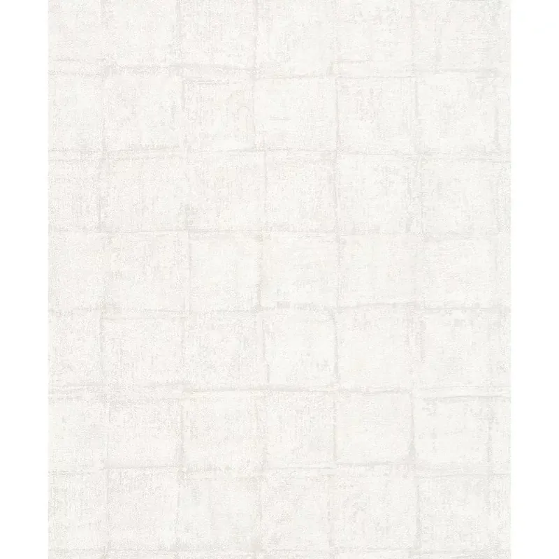 Kockás mintás bézs színű vlies tapéta Botanica/Marburg 30416 Szuper akció