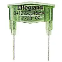 Nézd meg most Legrand 8/12V 15mA zöld glimmlámpa (Legrand 775899)