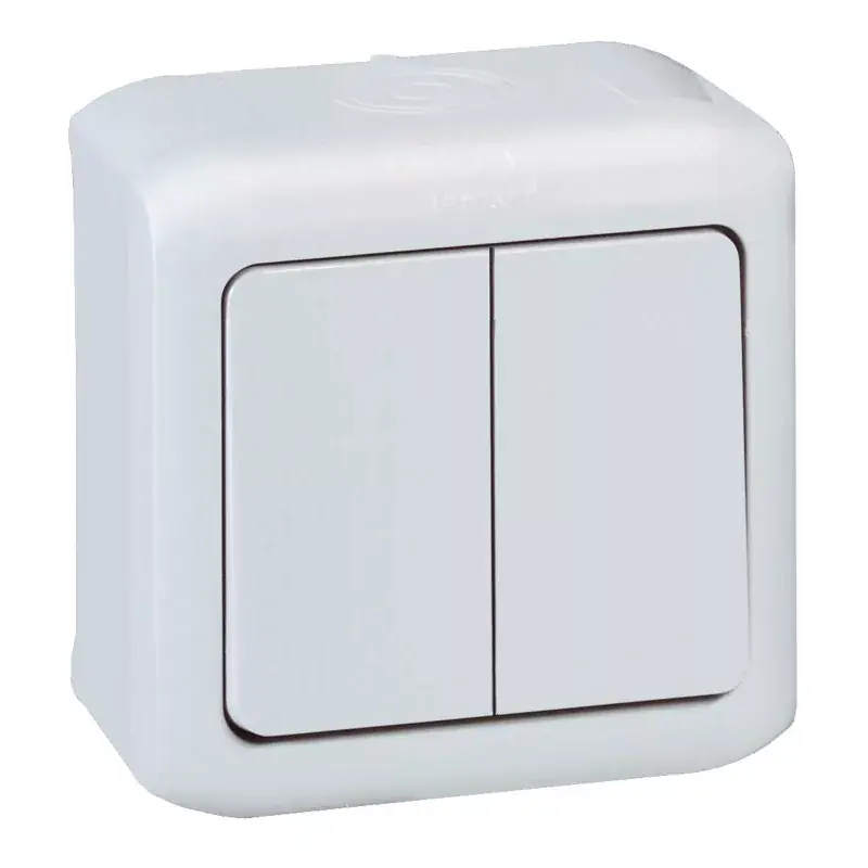Legrand Forix IP44 falon kívüli csillárkapcsoló 10 AX - 250 V~ szürke (Legrand 782382) Akció