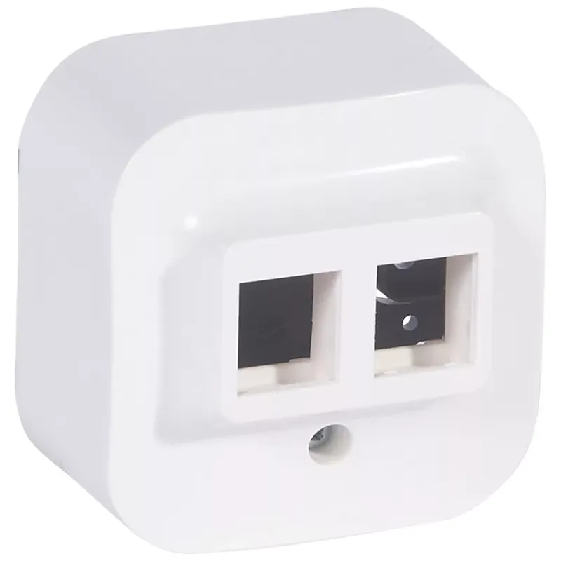Utolsó esély Legrand Forix IP20 kettős Keystone aljzat, fehér (Legrand 782426)