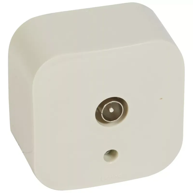 Árengedmény Legrand Forix IP20 falon kívüli TV antenna-csatlakozóaljzat, végzáró bézs (Legrand 782445)