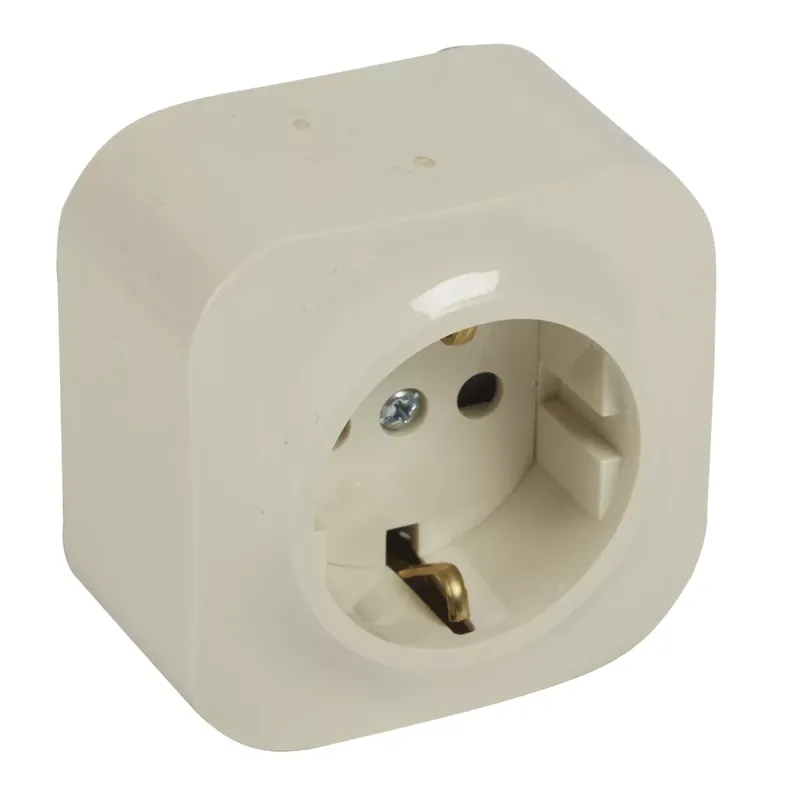 Legrand Forix IP20 falon kívüli 2P+F csatlakozóaljzat, 16 A , biztonsági zsaluval, bézs (Legrand 782450) Kihagyhatatlan ajánlat