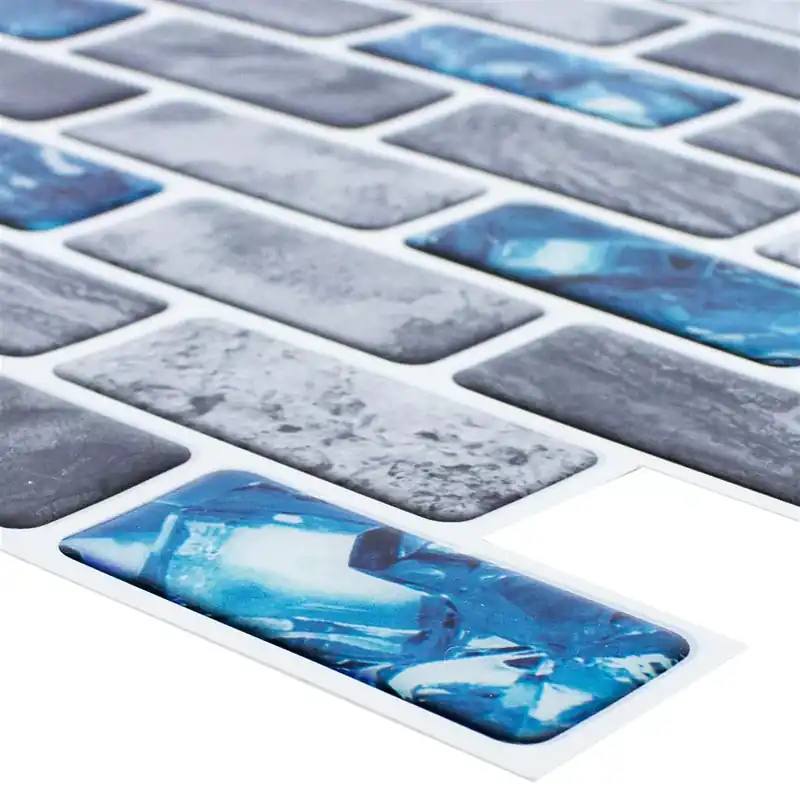 Minta tól től Vinyl Mozaik Csempe Belleza Kék Szürke Öntapadós Olcsóbb