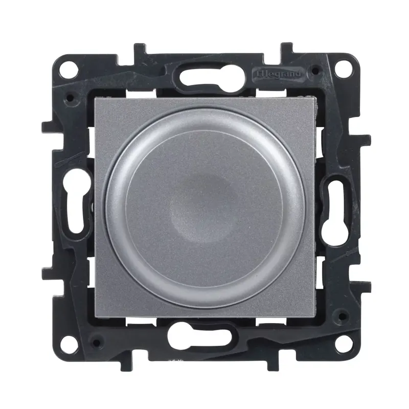 Legrand Niloé Step forgatógombos fényerőszabályzó, 300W, alumínium (Legrand 863352) Olcsóbb