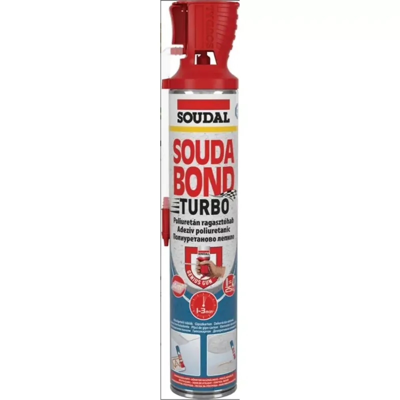 Kedvezményes ár Soudabond Turbo poliuretán ragasztóhab 750ml