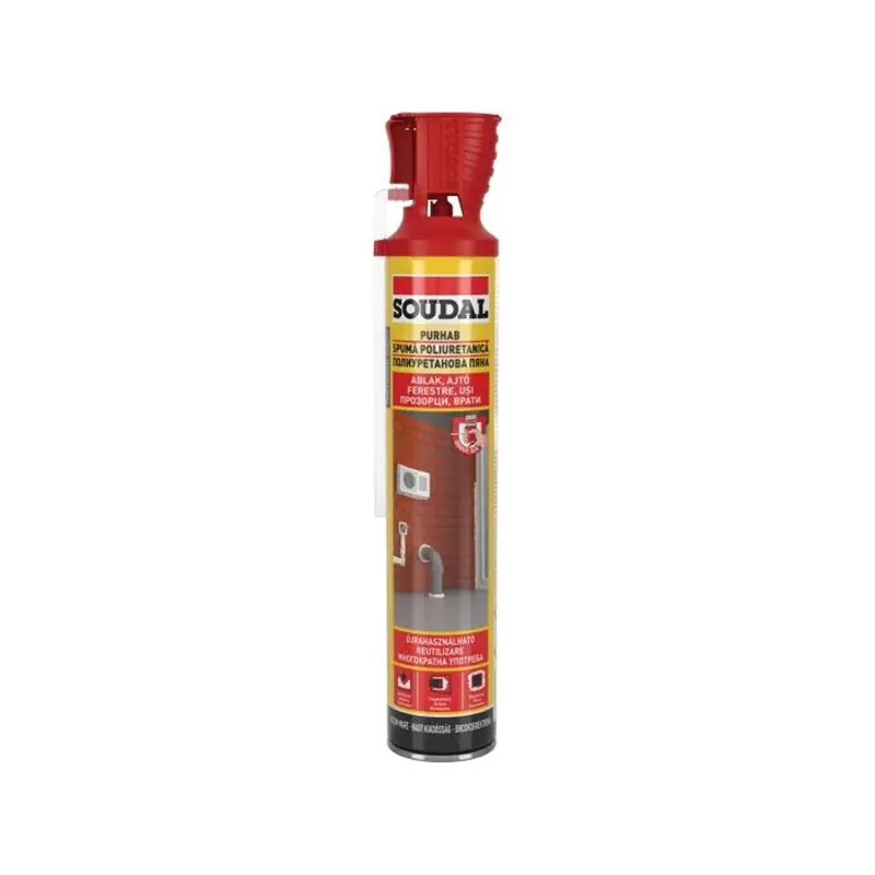 Soudal Purhab genius gun szerelőhab 750 ml Ajánlat