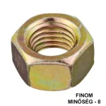Prémium ANYA HATLAPÚ FINOM M12*1.25 DIN 934-8 SHG. IMPORT EGYEDI