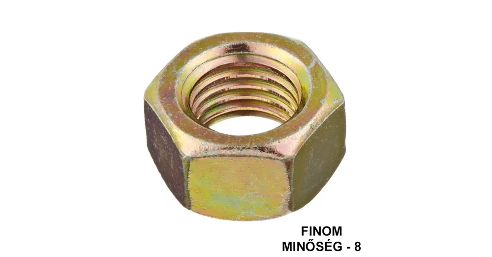 Prémium ANYA HATLAPÚ FINOM M12*1.25 DIN 934-8 SHG. IMPORT EGYEDI
