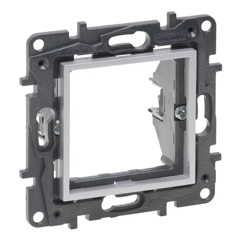Outlet Legrand Niloé Step adapter Program Mosaic-hoz, alumínium (Legrand 863389)