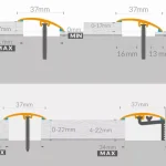 Biztonságos fizetés Cs37 Szintkülönbséget Áthidaló Profil Cs159 Newport Oak 0,93 M
