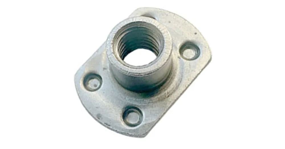 Végkiárusítás HEGESZTŐ ANYA TALPAS M8*22 PONTFURATOS NATÚR IMPORT NCN194-PL00-0020