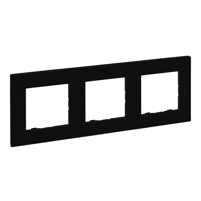 Kiárusítás Legrand Niloé Step 3-as keret, fekete (Legrand 863593)
