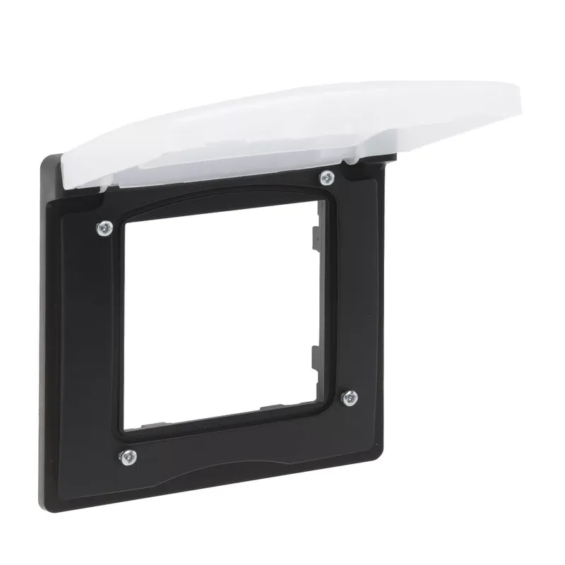 Legrand Niloé Step 1-es keret, IP44, fekete (Legrand 863596) Vásárlói kedvenc
