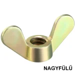 SZÁRNYAS ANYA M8 ERŐSÍTETT DIN 315GT SHG. EGYEDI NAGYFÜLŰ IMPORT RETRO Bestseller