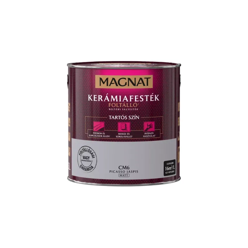 Kedvezményes ár Magnat Kerámiafesték szürke picasso 2,5l foltálló beltéri matt CM6
