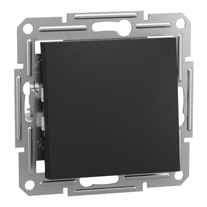 Schneider Electric ASFORA Váltókapcsoló, rugós bekötés, antracit (106) (EPH0400171) Outlet