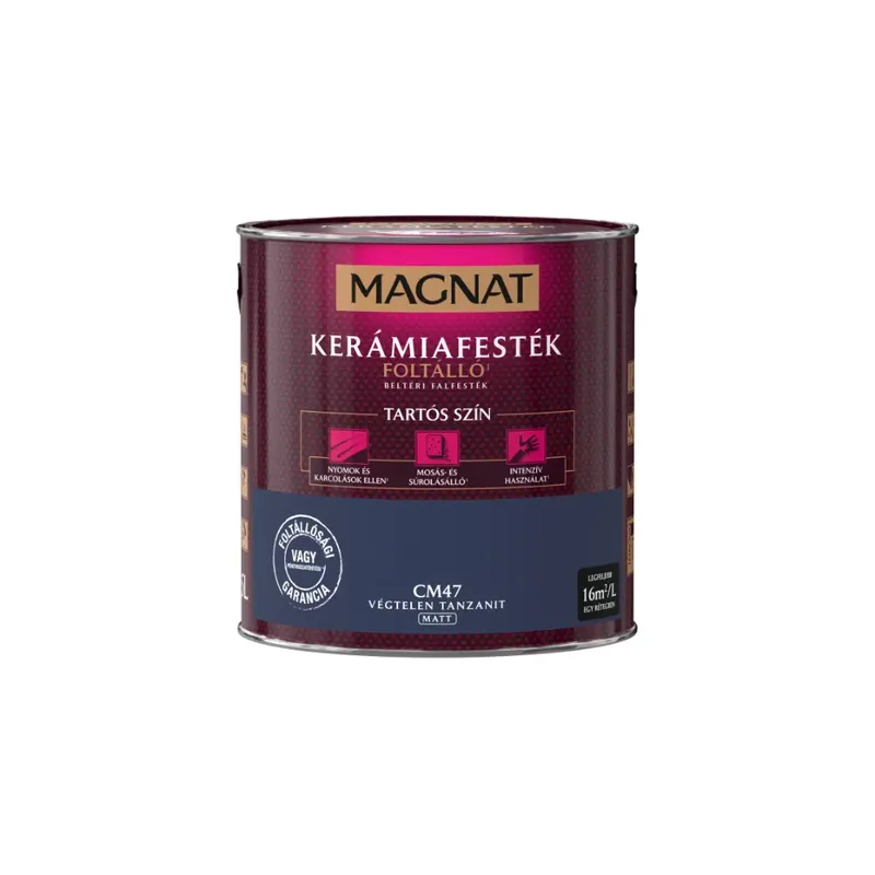 Magnat Kerámiafesték végtelen tanzanit 2,5l foltálló beltéri matt CM47 Bestseller