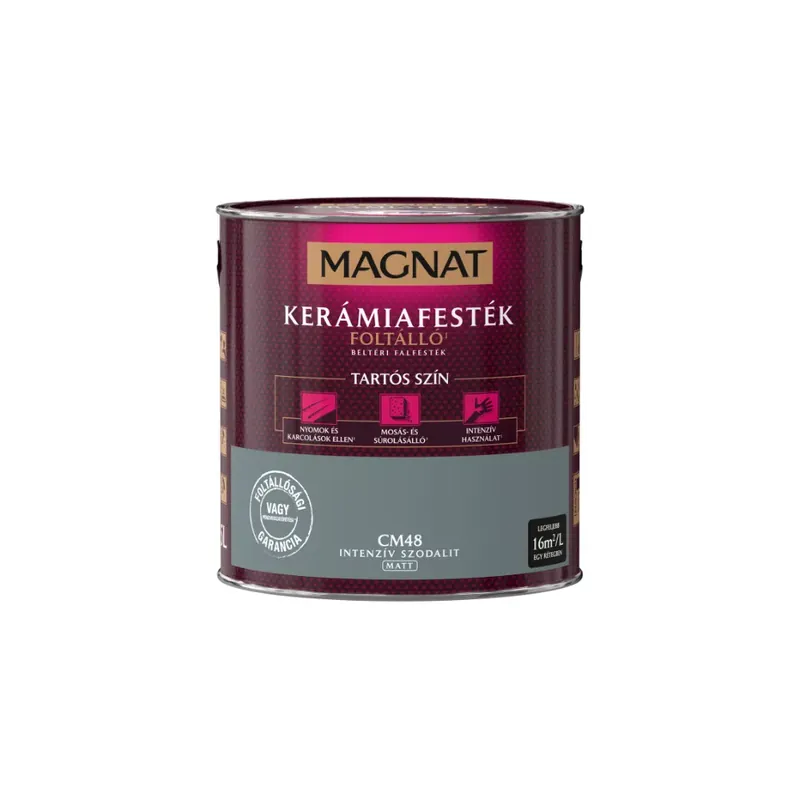 Magnat Kerámiafesték intenzív szodalit 2,5l foltálló beltéri matt CM48 Gyors kiszállítás