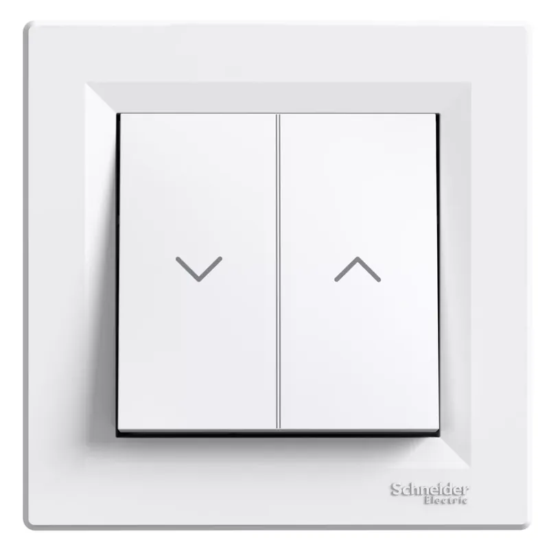 Schneider Electric ASFORA Redőnynyomó, csavaros bekötés, fehér (EPH1300321) Legnépszerűbb