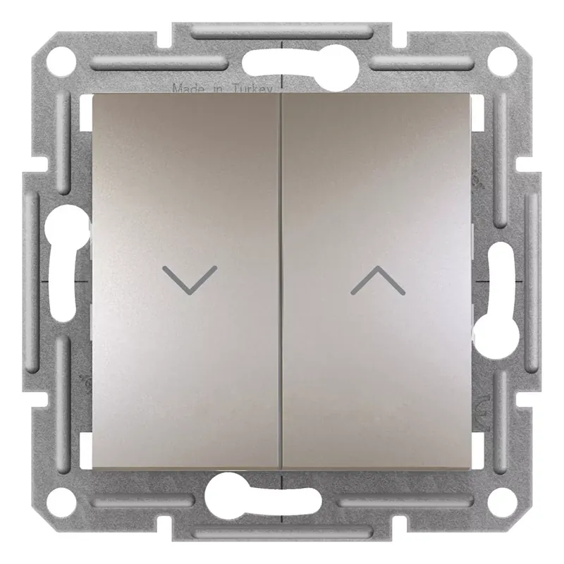 Schneider Electric ASFORA Redőnynyomó, csavaros bekötés, bronz (EPH1300369) Népszerű
