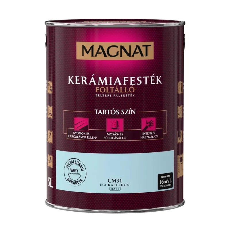 Magnat Kerámiafesték égi kalcedon 5l foltálló beltéri matt CM31 Expressz kézbesítés