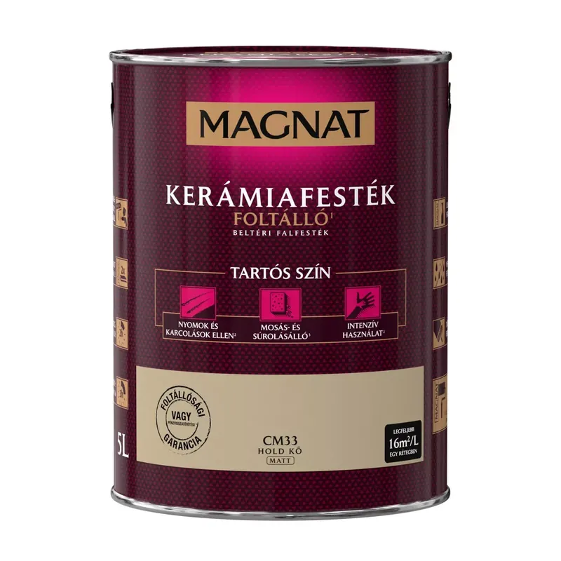 Magnat Kerámiafesték hold kő 5l foltálló beltéri matt CM33 Kiárusítás
