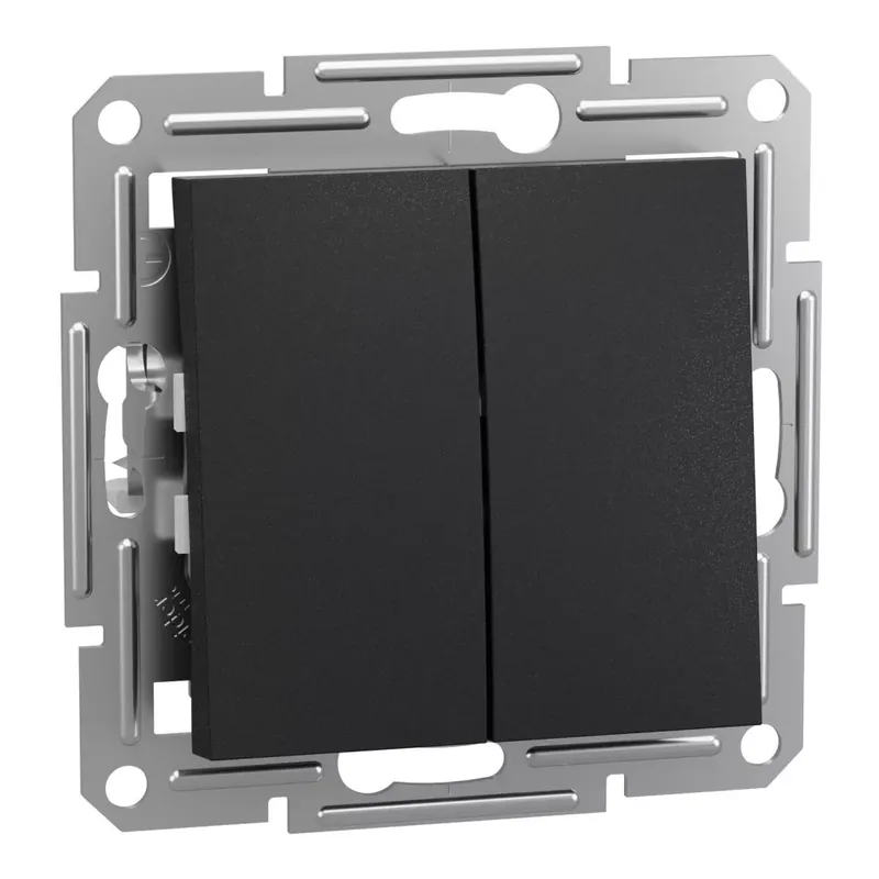 Schneider Electric ASFORA Csillárkapcsoló, rugós bekötés, antracit (105) (EPH0300171) Újdonság