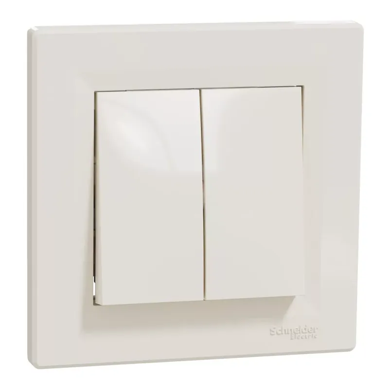 Akciós ár Schneider Electric ASFORA Csillárkapcsoló, rugós bekötés, bézs (105) (EPH0300123)