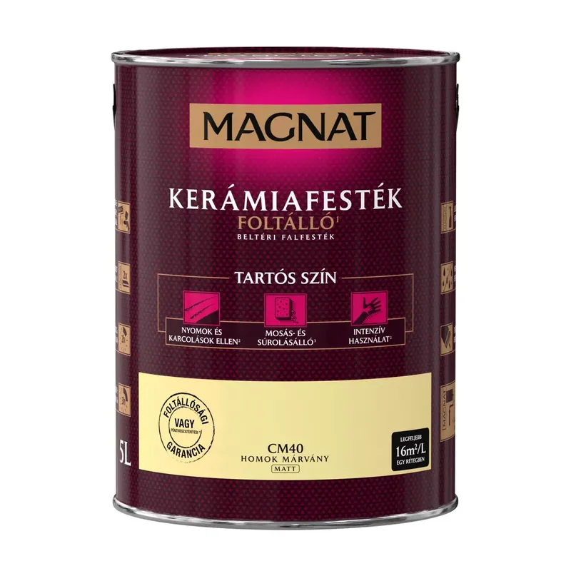 Magnat Kerámiafesték homok márvány 5l foltálló beltéri matt CM40 Utolsó esély