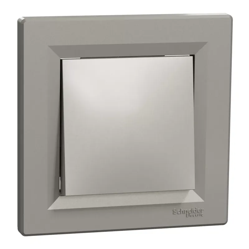 Népszerű Schneider Electric ASFORA Egypólusú kapcsoló, rugós bekötés, bronz (101) (EPH0100169)