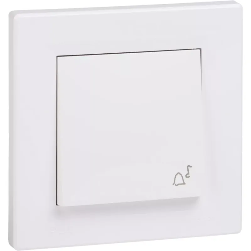Akció Schneider Electric ASFORA Egypólusú nyomó, csengő - IP44, fehér (EPH0800221)