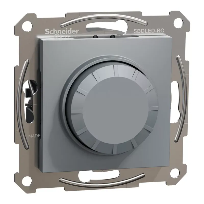 Exkluzív ajánlat Schneider Electric ASFORA LED fényerőszabályzó, univerzális, 370 W, acél (EPH6800162)