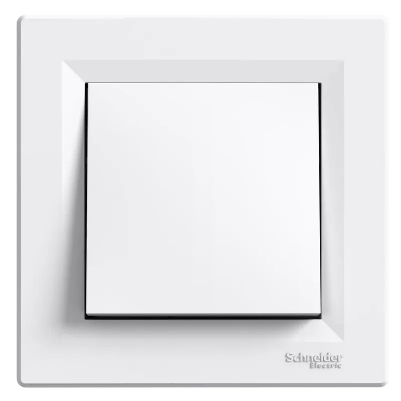 Akció Schneider Electric ASFORA Kétpólusú kapcsoló, rugós bekötés, fehér (102) (EPH0200121)