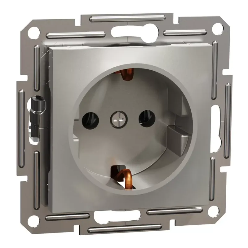Bestseller Schneider Electric ASFORA 2P+F csatlakozóaljzat, csavaros, bronz (EPH2900169)