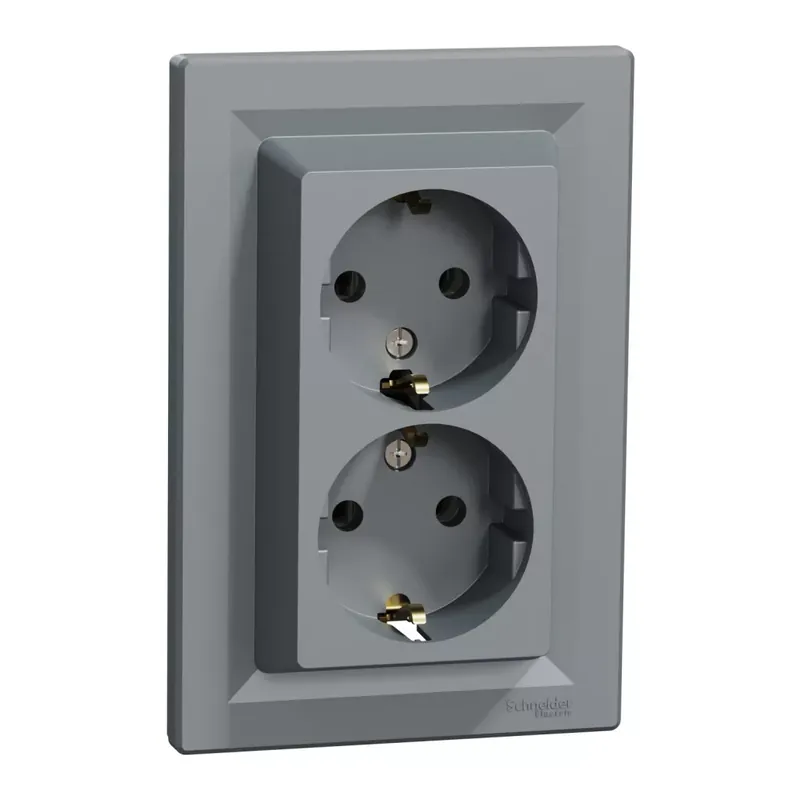 Vedd meg online Schneider Electric ASFORA 2x2P+F csatlakozóaljzat, csavaros, acél (EPH9900162)