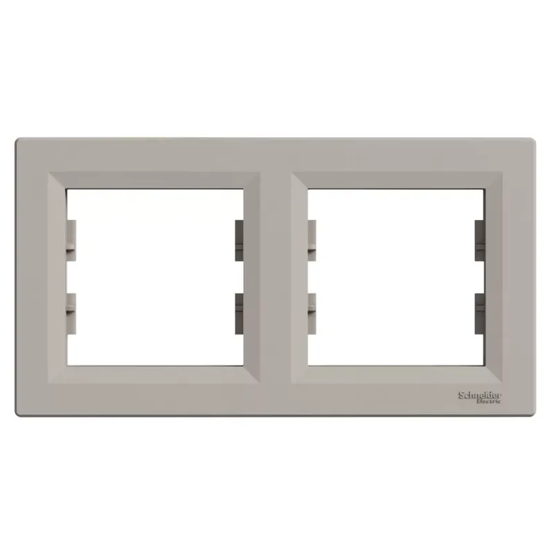 Schneider Electric ASFORA Kettes keret, vízszintes, bronz (EPH5800269) Szuper ajánlat