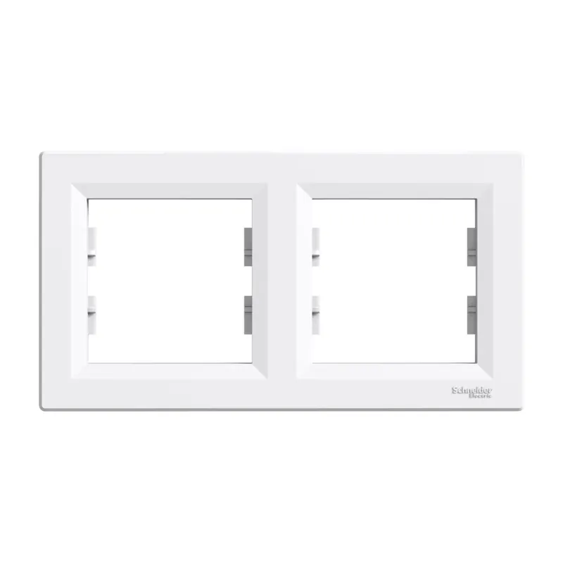 Schneider Electric ASFORA Kettes keret, vízszintes, fehér (EPH5800221) Azonnali szállítás