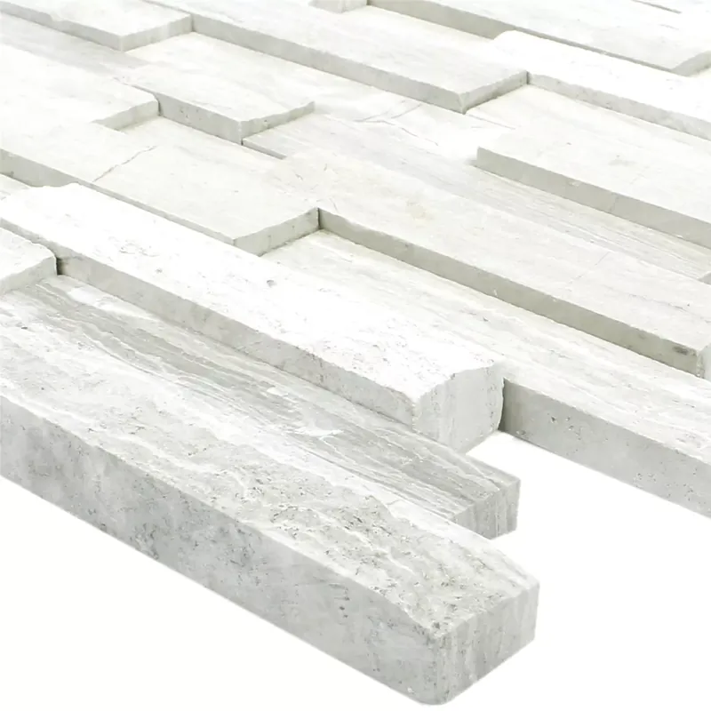 Szuper ajánlat Mozaik Csempe Üveggolyó Stettin 3D Brick Szürke