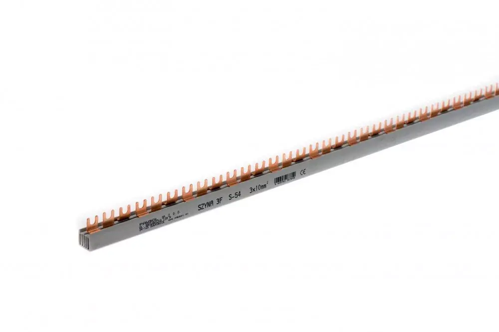 Villás fázissín, 63A, 3 fázisú, 54 modul, 10mm2, 965mm Árengedmény