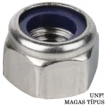 ÖNBIZT.ANYA MŰAG.BET. 7/16c DIN 982 UNF HG. MAGAS Legkelendőbb