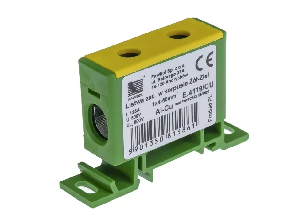Olcsóbb Sorkapocsléc sárga-zöld házban 1x50mm²