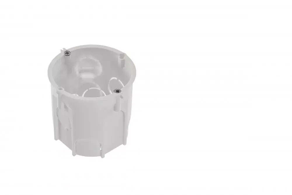Műanyag szerelvénydoboz csavarokkal, fehér, mély, 60mm, IP30 Szezonális akció