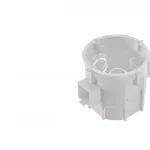 Ajánlat Műanyag szerelvénydoboz, mély, sorolható, fehér, 60mm