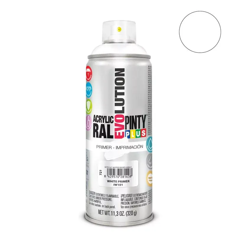 Nézd meg most Pinty Plus Evolution Fehér vizes bázisú akril alapozó 400 ml