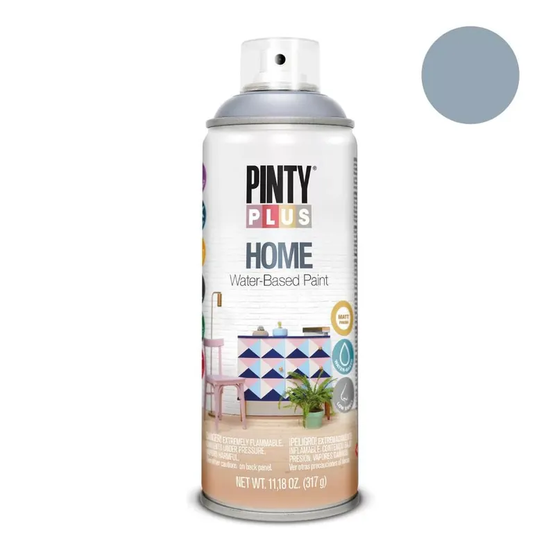 Pinty Plus Home Dusty Blue vizes bázisú MATT festék spray 400ml HM121 Korlátozott ajánlat