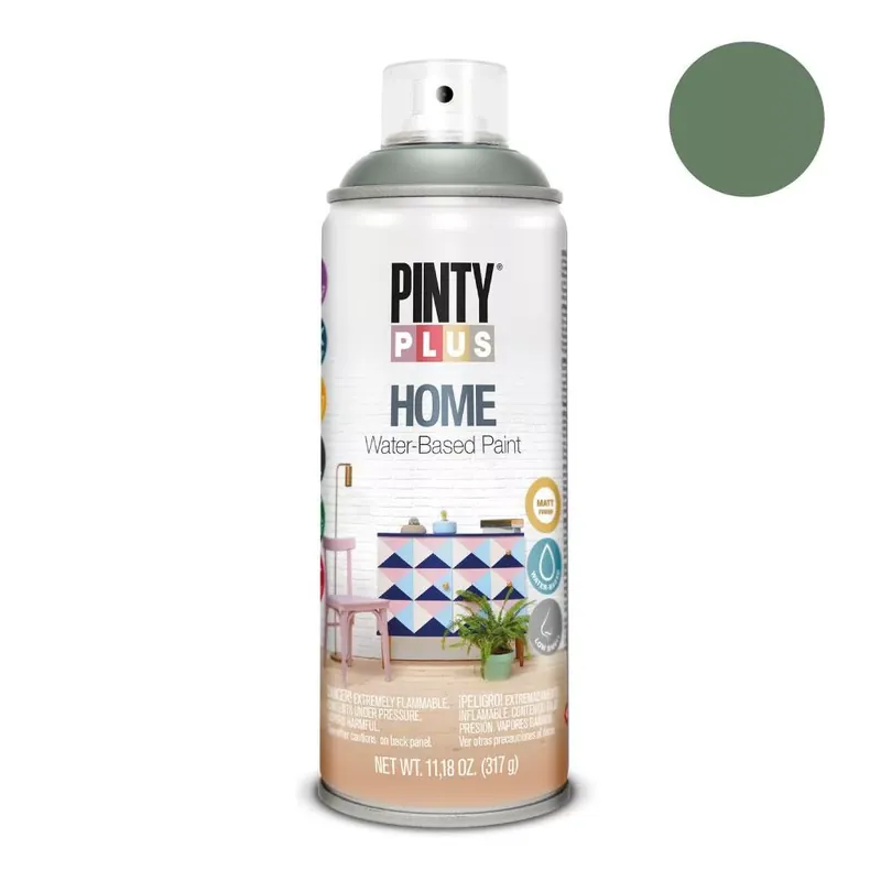 Vásárlói kedvenc Pinty Plus Home Green Wood vizes bázisú MATT festék spray 400ml HM416