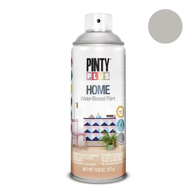 Pinty Plus Home Grey Moon vizes bázisú MATT festék spray 400ml HM116 Népszerű