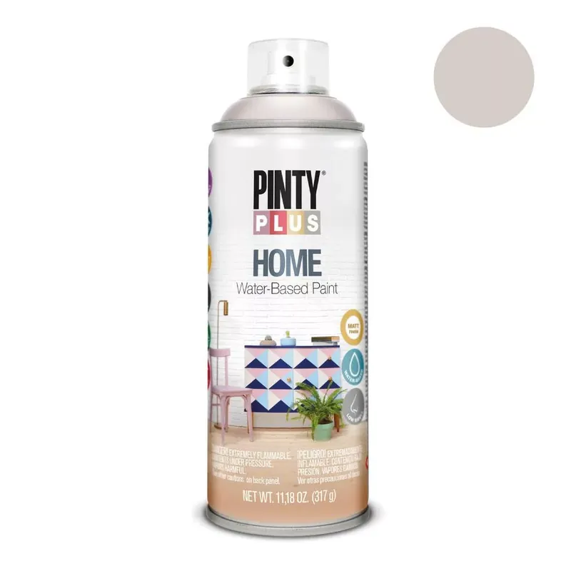 Expressz kézbesítés Pinty Plus Home Toasted Linen vizes bázisú MATT festék spray 400ml HM114